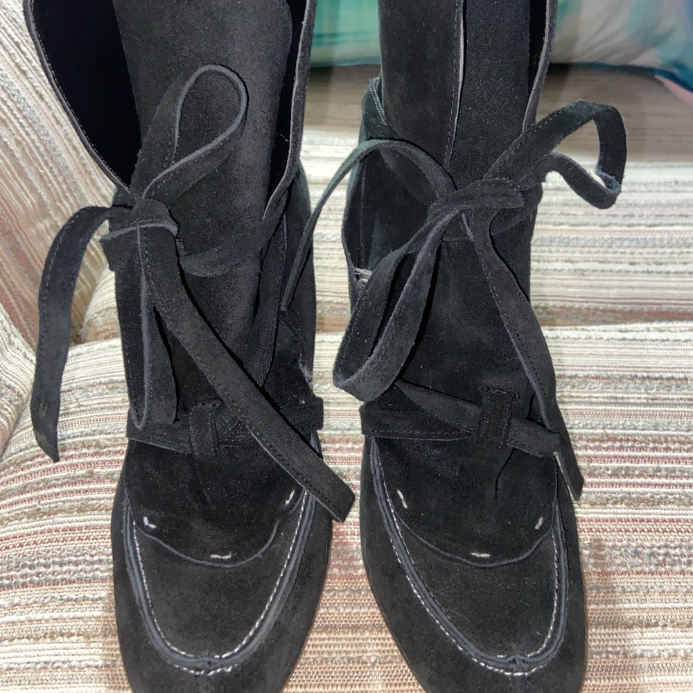 Jlo By Jennifer Lopez Ballet Tie Fur Boots